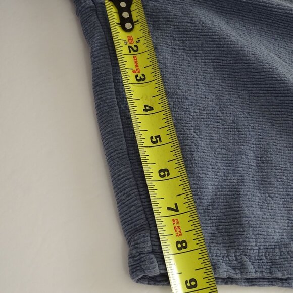 Zara Blue Elastic Waist Cotton Shorts Gils Size 13-14 Yrs 164 Drawstring Pockets - Picture 13 of 16